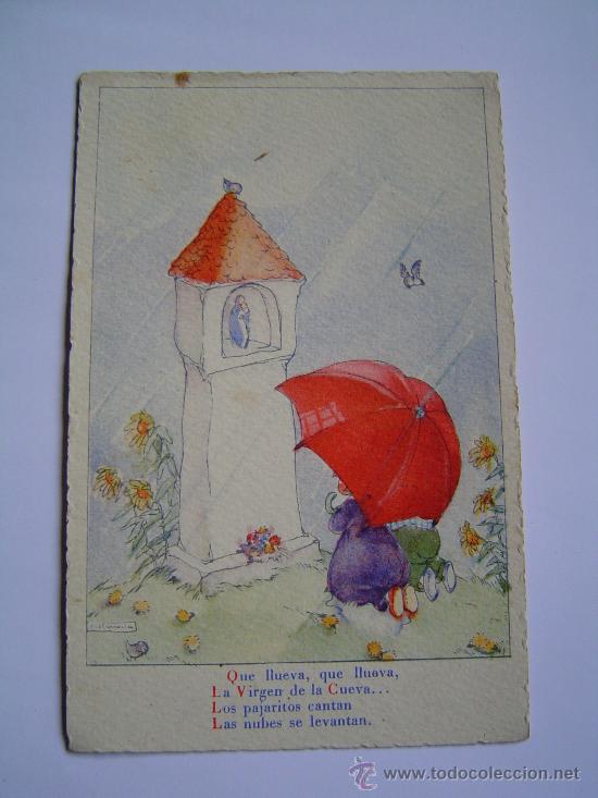 Postales: Bonita postal ni&ntilde;os rezando - Foto 1