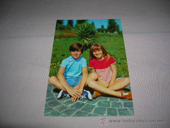 Postales: Postal de ni&ntilde;os a&ntilde;os 60 - Foto 1