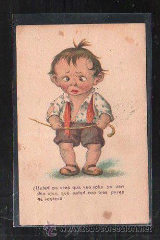 Postales: TARJETA POSTAL. NI&Ntilde;O VIZCO. - Foto 1