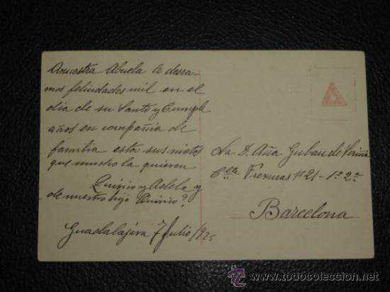 Postales: DIVERTIDA POSTAL BEBE EN CESTO - Foto 2
