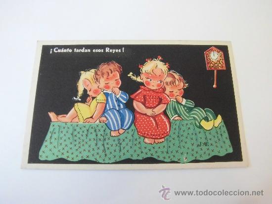 Postales: &iexcl;CUANTO TARDAN ESOS REYES! ILUSTRADOR J.B. - Foto 1