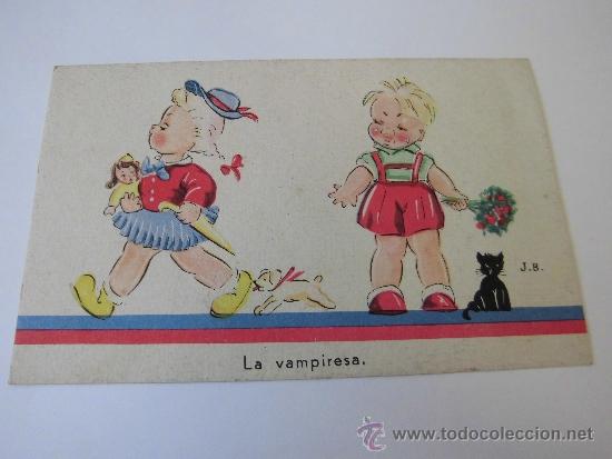 Postales: LA VAMPIRESA   ILUSTRADOR J.B. - Foto 1