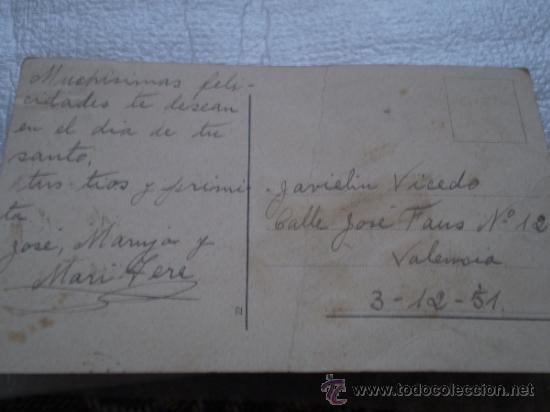 Postales: ANTIGUA POSTAL INFANTIL 1951 - Foto 3