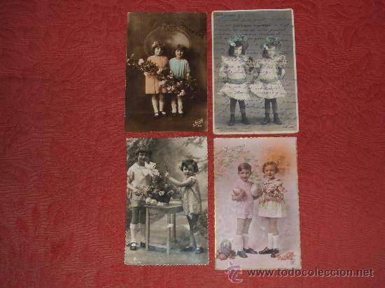 Postales: Cuatro postales de ni&ntilde;os - Foto 1