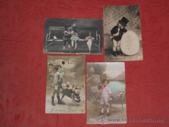 Postales: Cuatro postales de ni&ntilde;os - Foto 1