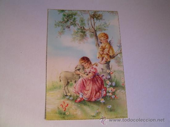 Postales: Bonita postal de ni&ntilde;a. - Foto 1