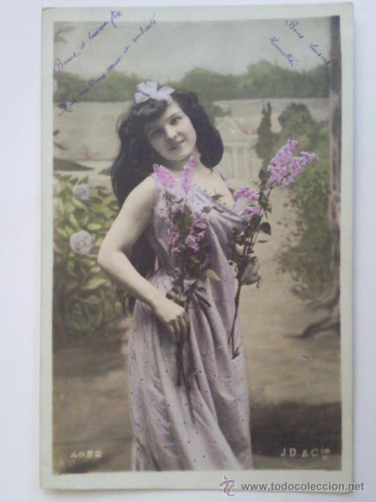 Postales: ANTIGUA POSTAL FRANCESA,  NI&Ntilde;A, CIRCULADA - Foto 1