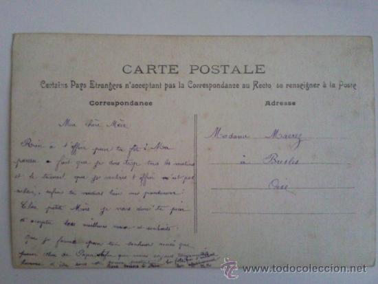 Postales: ANTIGUA POSTAL FRANCESA,  NI&Ntilde;A, CIRCULADA - Foto 2