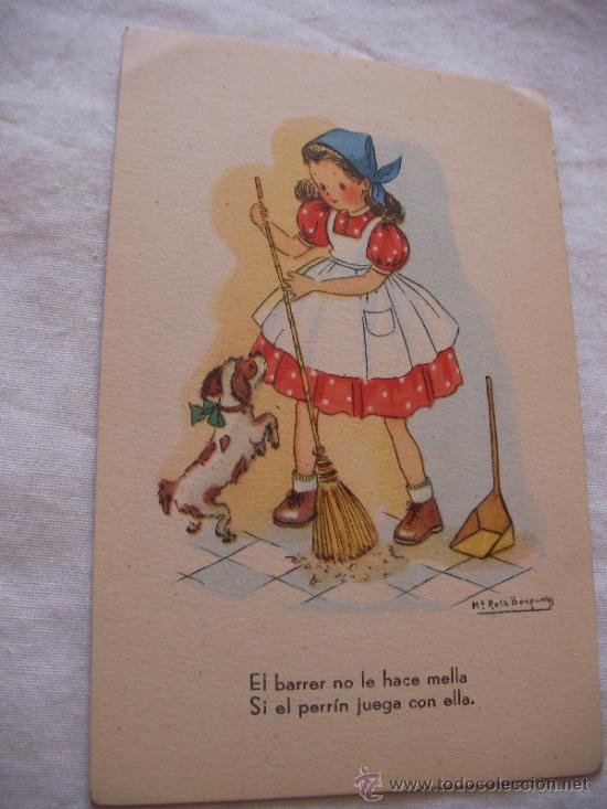 Postales: ANTIGUA POSTAL INFANTIL - ENVIO GRATIS A ESPA&Ntilde;A - Foto 1