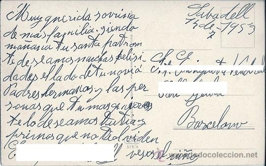 Postales: 4942 - EDICIONES CYZ SERIE 519.A - DATA 1953 - Foto 2