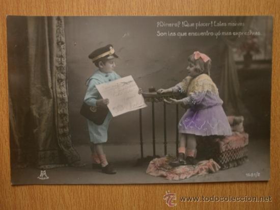 Postales: BONITA POSTAL DE NI&Ntilde;OS. - Foto 1