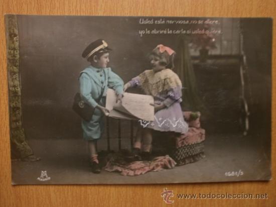 Postales: BONITA POSTAL DE NI&Ntilde;OS. - Foto 1