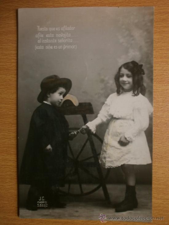 Postales: BONITA POSTAL DE NI&Ntilde;OS. - Foto 1