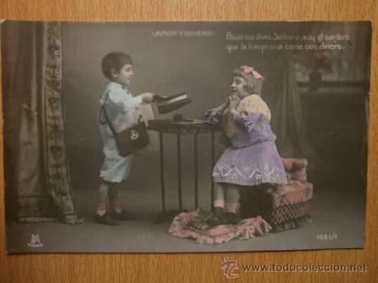 Postales: BONITA POSTAL DE NI&Ntilde;OS. - Foto 1