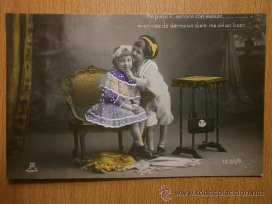 Postales: BONITA POSTAL DE NI&Ntilde;OS. - Foto 1
