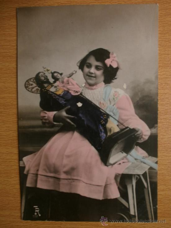 Postales: BONITA POSTAL DE NI&Ntilde;A. - Foto 1