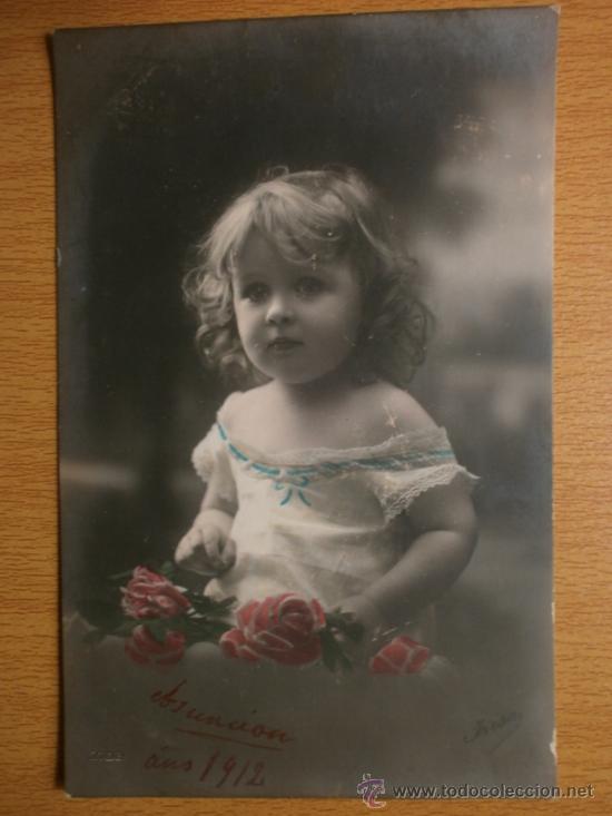 Postales: BONITA POSTAL DE NI&Ntilde;A. - Foto 1