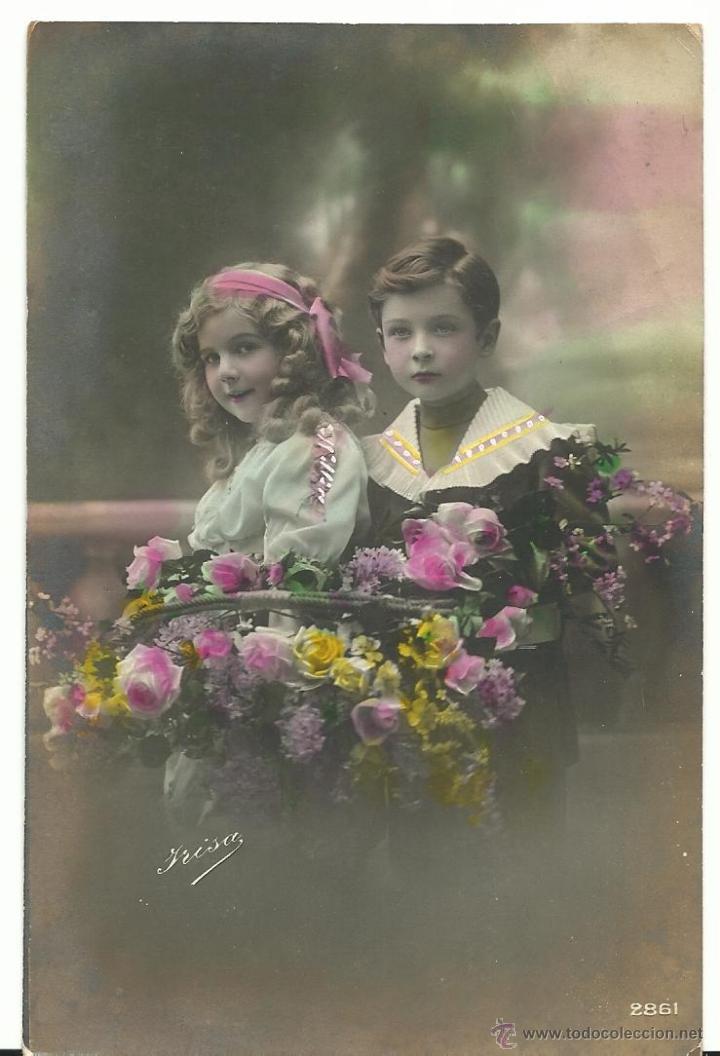 Postales: POSTAL JRISA N&ordm; 2861 .-ESCRITA 1918 - Foto 1
