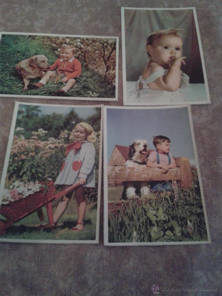 Postales: 4 POSTALES DE RETRATOS INFANTILES - Foto 1
