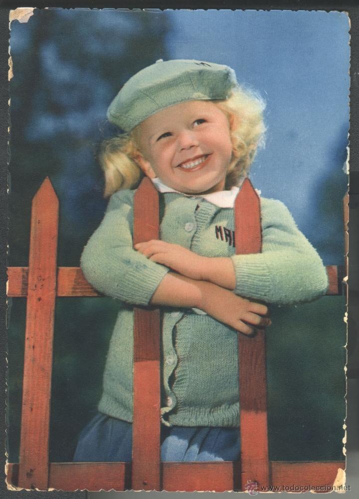 Postales: POSTAL DE NI&Ntilde;A 1954 - Foto 1