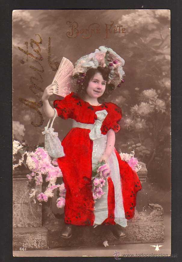Postales: Postal ni&ntilde;a. Circulada . - Foto 1