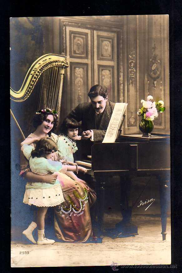 Postales: Antigua Postal Familiar. Circulada. - Foto 1