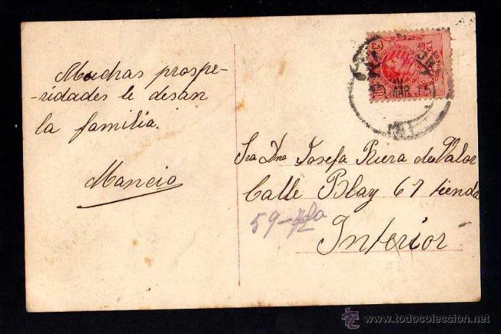 Postales: Antigua Postal ni&ntilde;a. Circulada 1915. - Foto 2