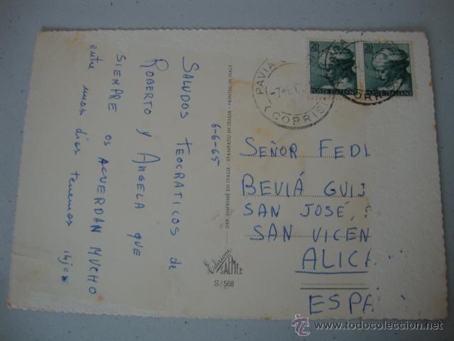 Postales: ANTIGUA POSTAL NI&Ntilde;O CIRCULADA CON SELLO - Foto 2