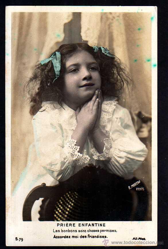 Postales: Antigua postal ni&ntilde;a. Circulada. - Foto 1