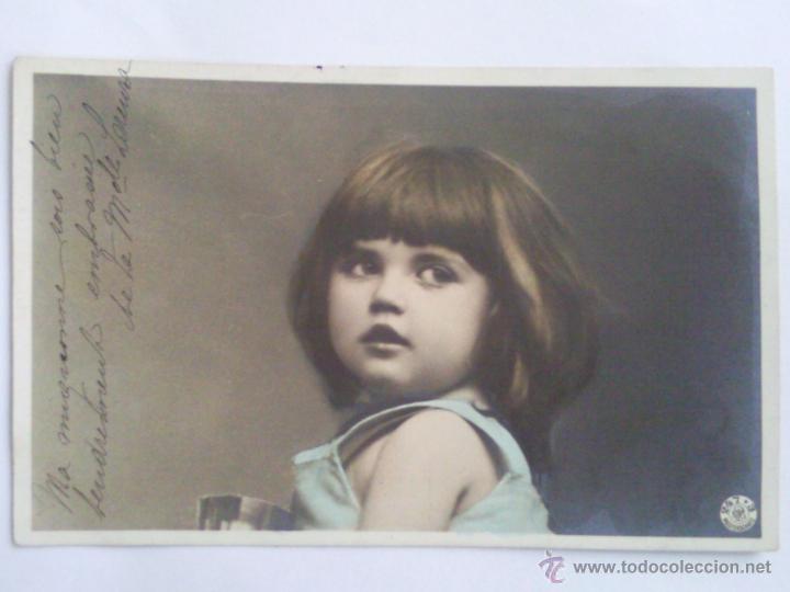 Postales: ANTIGUA POSTAL NI&Ntilde;A, SELLADA 1904 - Foto 1