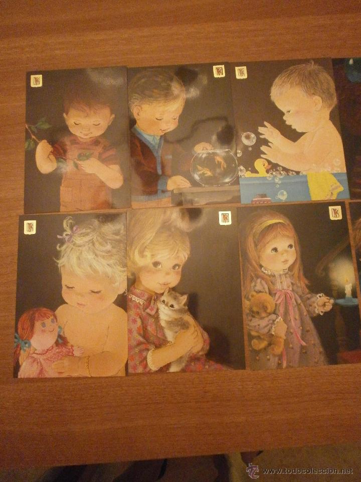 Postales: 10 POSTAL NI&Ntilde;OS NI&Ntilde;AS SIN CIRCULAR - Foto 2