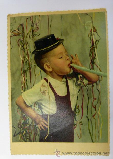 Postales: Vieja postal de un ni&ntilde;o - Foto 1