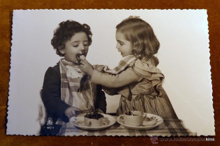 Postales: NI&Ntilde;OS  TARJETA POSTAL - Foto 1