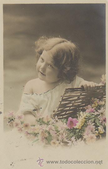 Postales: un ni&ntilde;a, circulada en 1907 - Foto 1