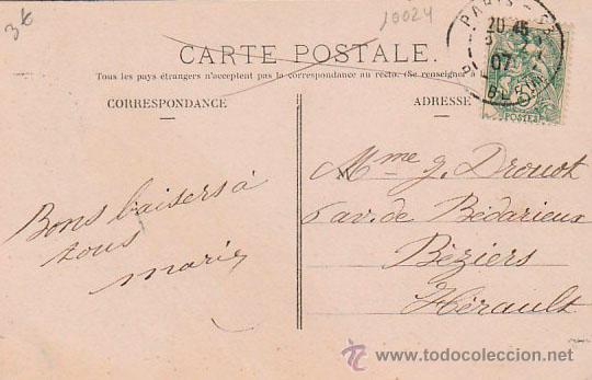 Postales: un ni&ntilde;a, circulada en 1907 - Foto 2
