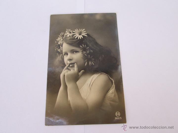 Postales: NI&Ntilde;A - ESCRITA 19?? - CON SELLO - CIRCULADA - Foto 1
