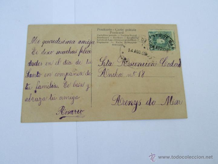 Postales: NI&Ntilde;A - ESCRITA 1908 - CON SELLO - CIRCULADA - Foto 2