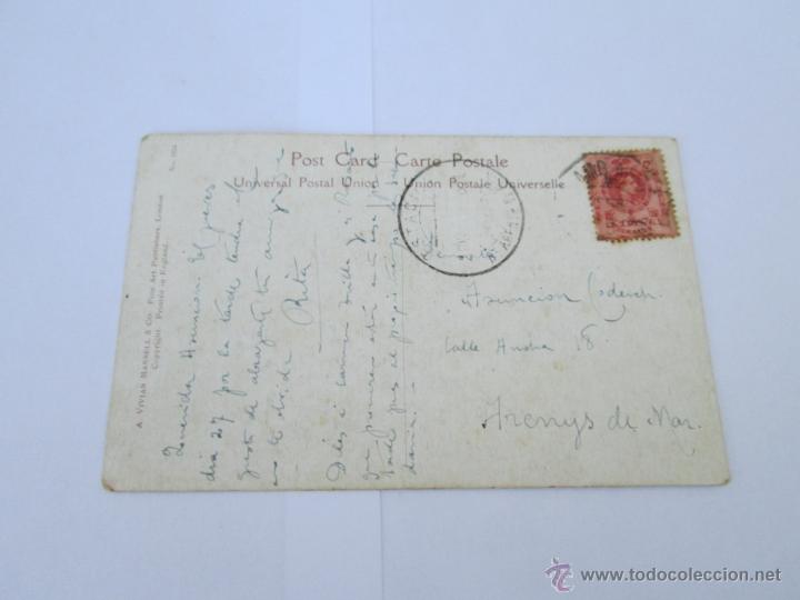 Postales: BEBE EN CUNA - ESCRITA 19?? - CON SELLO - CIRCULADA - Foto 2