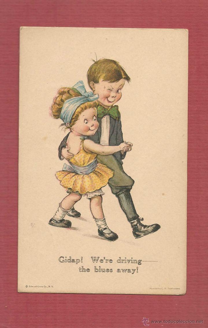 Postales: POSTAL ilustrada  NI&Ntilde;OS - Foto 1