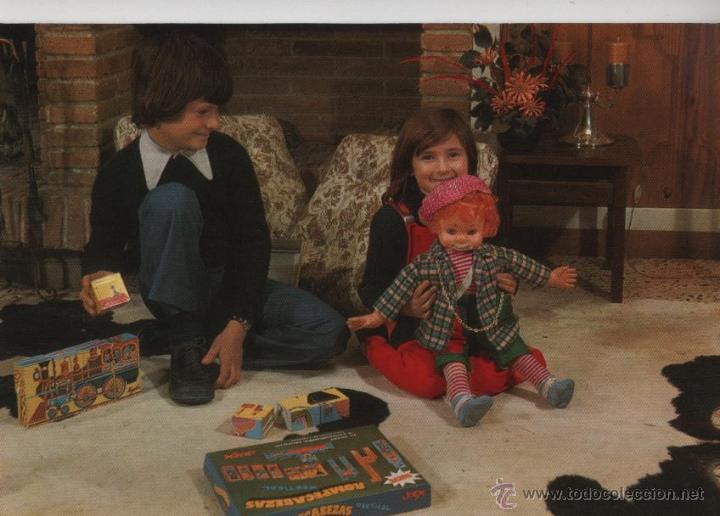 Postales: Postal ni&ntilde;os con juguetes - Foto 1