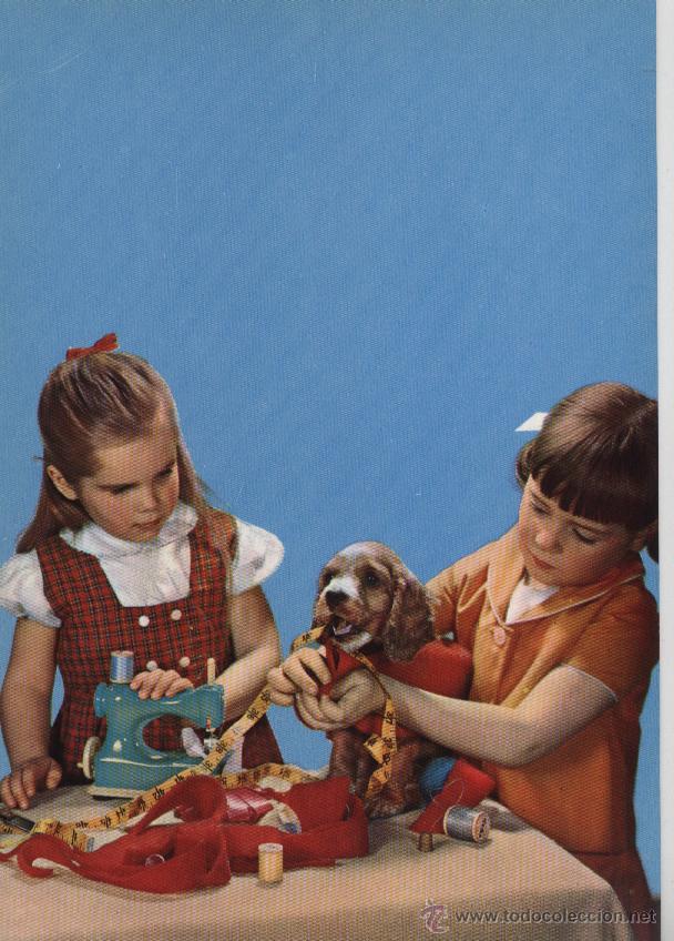 Postales: Postal ni&ntilde;as con perrito - Foto 1