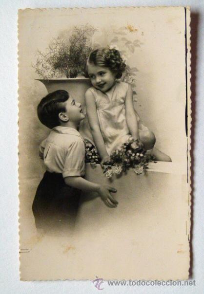 Postales: Vieja Postal romantica 1948 - Foto 1
