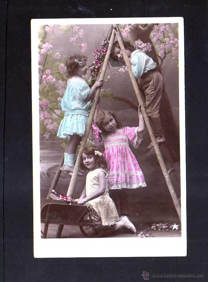 Postales: Postal ni&ntilde;os. - Foto 1