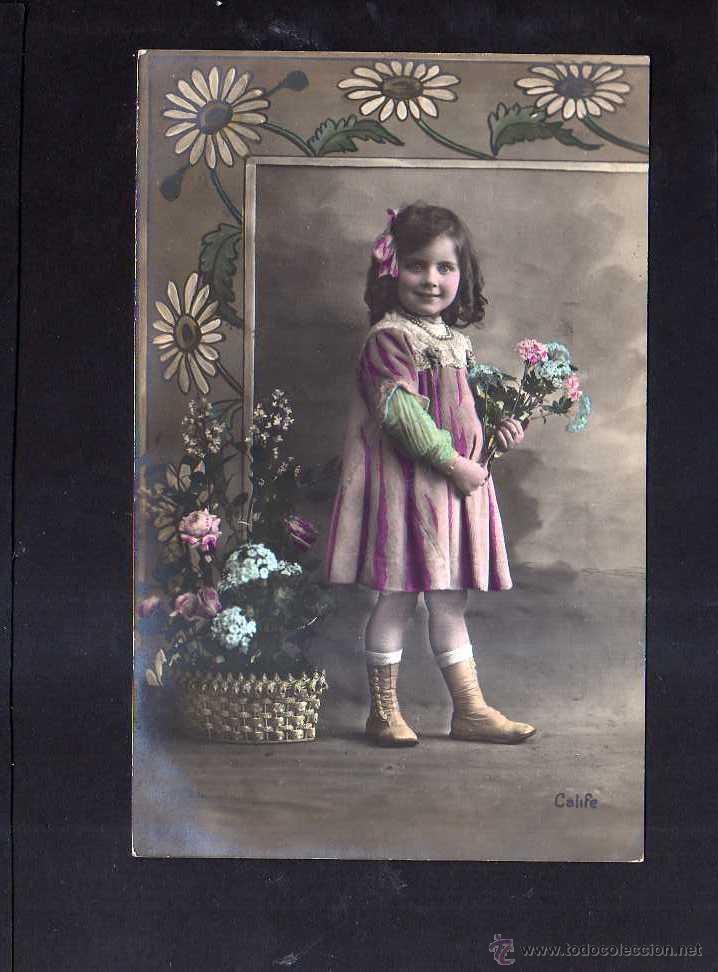 Postales: Postal ni&ntilde;a. - Foto 1