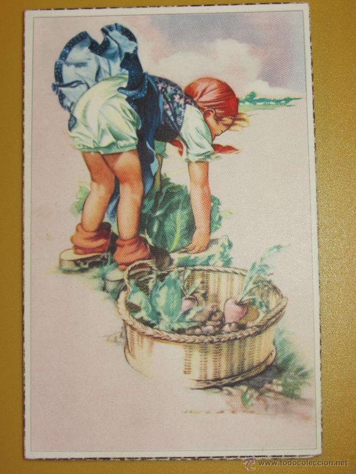 Postales: ANTIGUA TARJETA POSTAL NI&Ntilde;OS - Foto 1