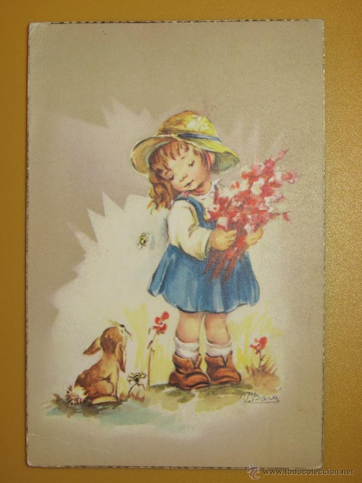 Postales: ANTIGUA TARJETA POSTAL NI&Ntilde;OS - Foto 1