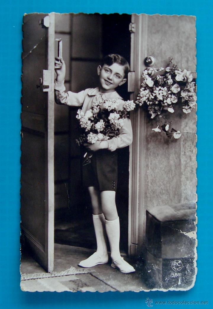 Postales: FOTO POSTAL DEDICADA A&Ntilde;O 1935 - Foto 1