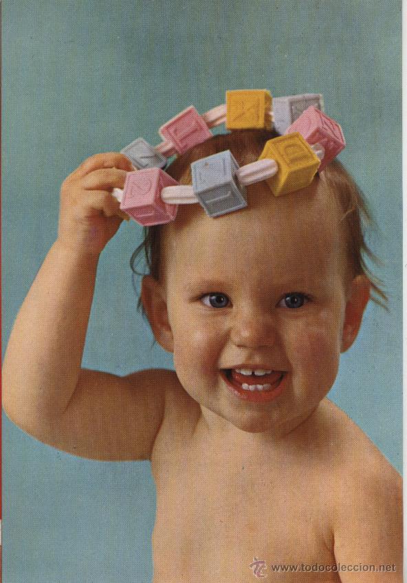 Postales: Postal ni&ntilde;a con juguete - Foto 1