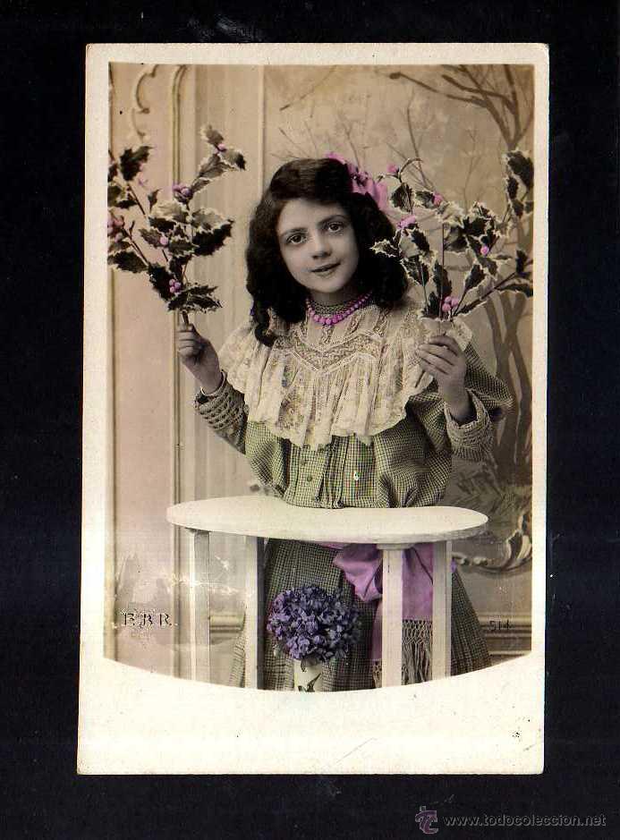 Postales: Antigua postal ni&ntilde;a. Circulada - Foto 1