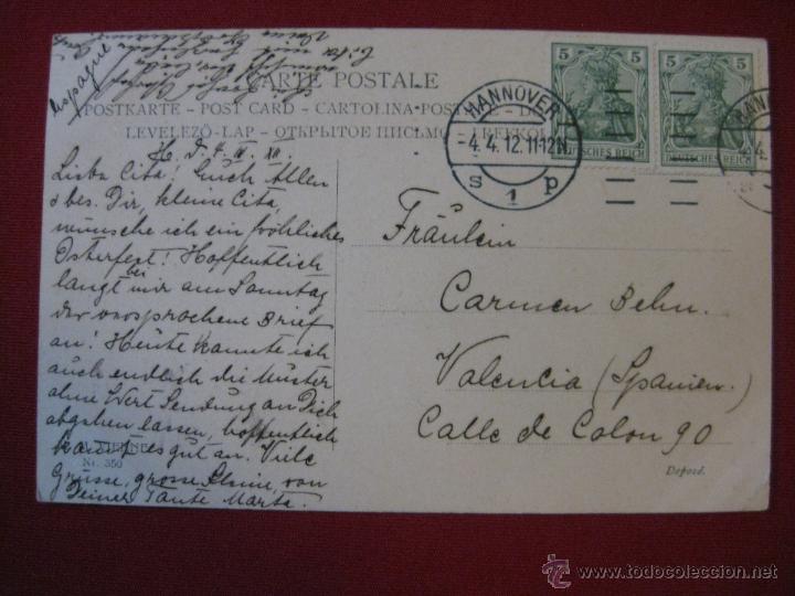 Postales: POSTAL NI&Ntilde;AS CON FLORES Y CESTA - Foto 2